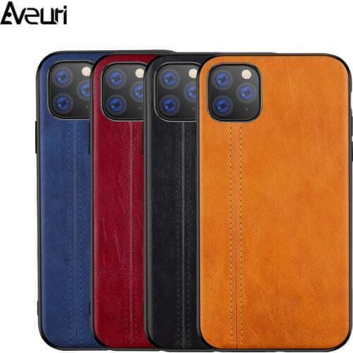 Luxury PU Leather Phone Case For iPhone 12 Mini 11 Pro Max 6 6s 7 8 Plus Silicone Cover Case For iPhone X XR XS MAX 5 5S SE 2020