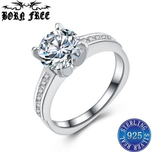 Silver ring 925 anel aneis feminino wedding rings anillos de plata 925 de ley ringen set bague joyas mujer fashion jewelry charm