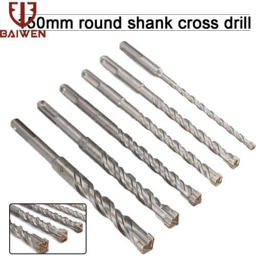 SDS Plus 150mm Masonry & Concrete Hammer Drill Bit 4 Flute Design Bit Dia 6-16mm Rotary Hammer BIt Set Fits Bosch & Hilti Plus