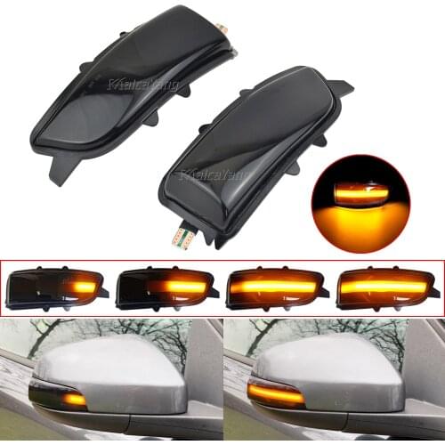 For Volvo C30 C70 S40 V40 V50 V70 S60 S80 LED Dynamic Turn Signal Light Side Rearview Mirror Sequential Lamp Indicator Blinker