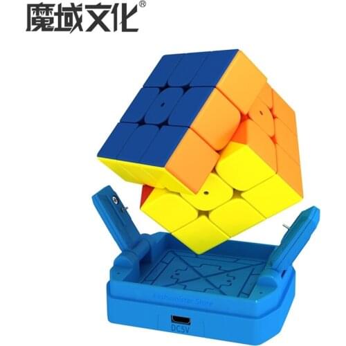 MoYu cube Weilong Ai intelligent cube 3x3x3 Magic Cube Professional Cubo Magico 3*3*3 Magnetic cube Smart cube Puzzle Game cube