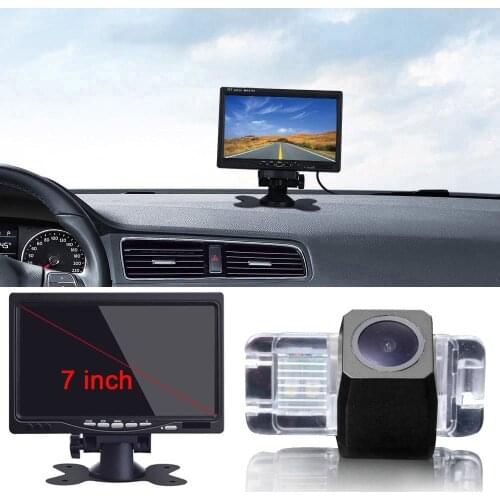 7 inch Monitor Display LCD and camera For ford mondeo CHIA-X S-Max fiesta focus kuga Carnivai Car Rear view Back Reverse Camera