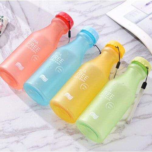 1pc 550ml Frosted Water Bottle Bridesmaid Gift Wedding Gifts for Guests Kids Bridesmaid Gift Party Favors Back To School Present