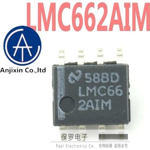10pcs 100% orginal new real stock Operational amplifier LMC662AIMX LMC662AIM SOP-8