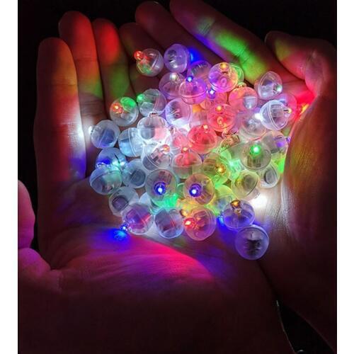 10Pcs/lot round mini led light Balloon Lights luminous balls party led Flash Lamp For Christmas halloween Wedding Decoration