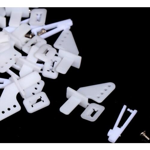 10pcs KT rudder angle four-hole + quick adjustment rocker KT foam chuck Airplane
