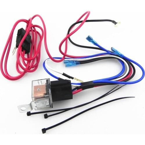 12v Horn Wiring Harness Relay Kit For Car Truck Grille Mount Tone Horns Car Modification Blast Tone Horns Auto Accessories