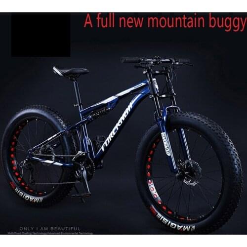 26Inch Steel Bicycle Disc Brake 24Speed Bike With 4.0 Tire