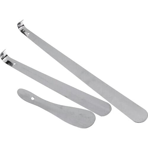 42/30cm Durable Professional Stainless Steel Shoe Horns Spoon Shoehorn Shoe Lifter Tool Easy Handle Shoe Horn