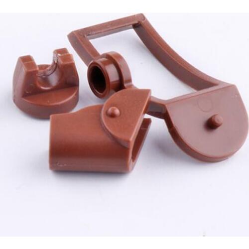 5 Pcs/lot Bag Block Figures Briefcase Suitcase Handbag Building Blocks MOC Accessories DIY Kids Toys Bricks Gifts X504