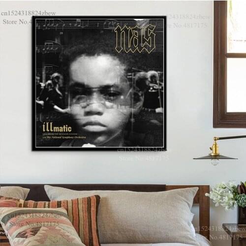 Nas Album Poster Canvas Painting Hot Wall Art Pictures Posters and Prints for Home Decoration