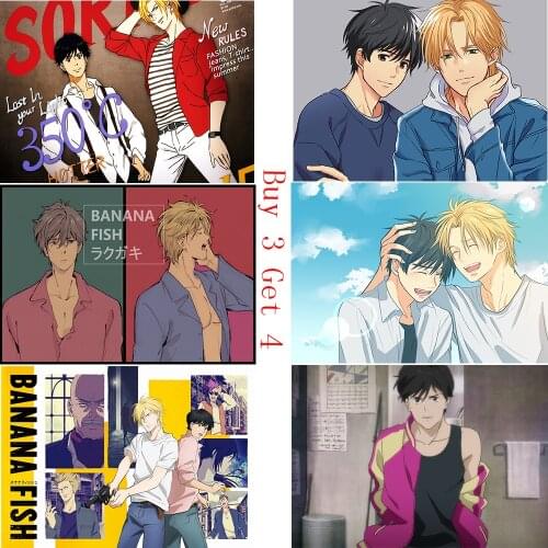 Banana Fish Anime Posters Clear Image Wall Stickers Home Decoration Good Quality Prints White Coated Paper