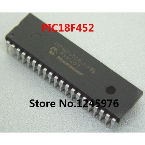 Free shipping 100% Original 5pcs PIC18F452-I/P PIC18F452 18F452 DIP-40 PIC18F452-I/P