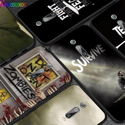 Bright Black Cover The Walking Dead TWD For Xiaomi Redmi 10X 9C 9A 9 GO K20 8A 8 7A 7 S2 6A 6 5 4X Pro 5G Phone Case