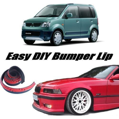 NOVOVISU Bumper Lip Deflector Lips For Mitsubishi eK Active / Classy / Custom / Space Custom / Sport / Wagon Front / Strip