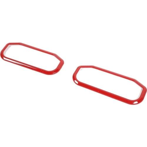 Car Door Exhaust Vent Decoration Frame Cover Stickers for Dodge Ram 1500 2010-2017 Interior Accessories