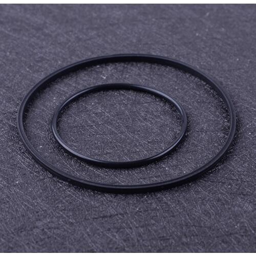 DWCX 2pcs Black Rubber Vacuum Pump Seal Kit Fit for BMW V8 E46 E65 E66 E53 E70 E60 745i 545i 645i X5 11668626471
