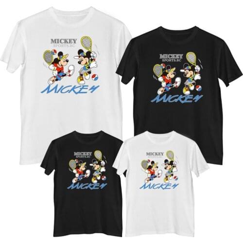 Disney Mickey Mouse T shirt Summer Comfortable 100% cotton Fashion clothes for teens Children clothes Men t-shirt boys clothes