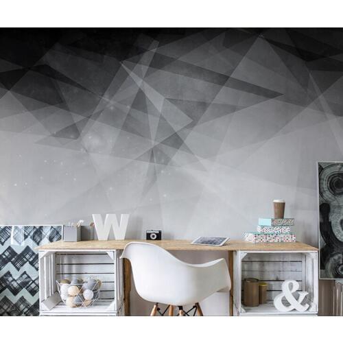 Newest 3D Wall Stickers Hand-painted Art Wall Mural 8d abstract Geometric pattern Wallpaper walls for Living Room Decor