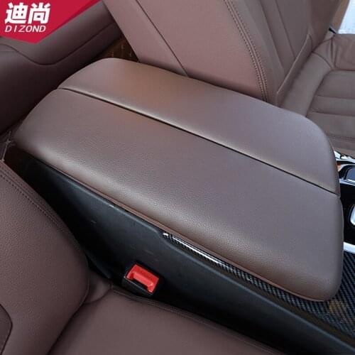 Suitable for 18-21 BMW new 5 Series 6 Series GT interior modified armrest box leather cover protective cover 525li530li528li