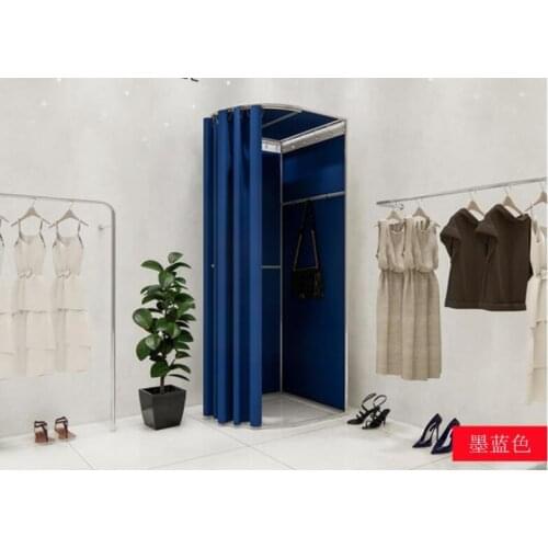 Clothing store fitting room store movable fitting room dressing room clothing store hanger movable fitting room curtain