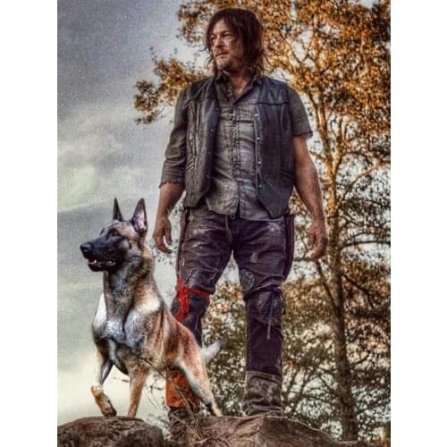 Full new Square/Round Drill 5D DIY Walking dead 5d diy Diamond Painting Cross Stitch Mosaic Rhinestone Home Decor