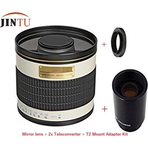 500mm f/6.3 Professional Telephoto Mirror Lens +2x Teleconverter =1000mm For Canon EOS 1D 1DX 6D 7D 40D 50D 60D 70D 80D 90D 70D