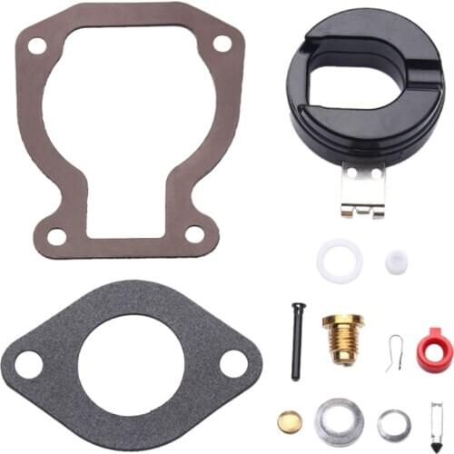 Carburetor Repair Kit with FLOAT 4-15 PS for Johnson Evinrude 398453 Repair