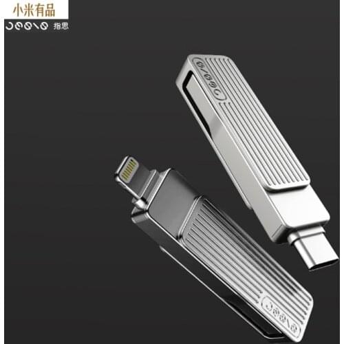 Youpin Jessis U Disk 32GB 64GB 128GB Recorder Type-C Dual USB Flash Drive USB 3.1 USB Disk for iPhone Tablet PC for MAC