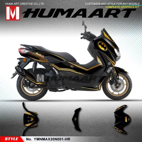 HUMAART Scooter Bike Stickers Motorcycle Vinyl Decals for NMAX 125 155 2020 2021, Customizable