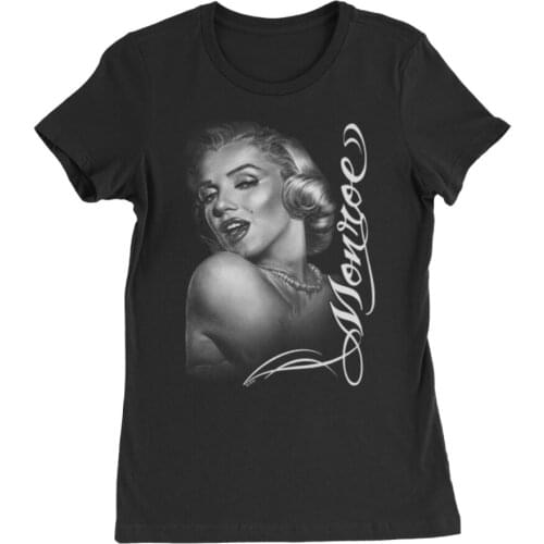 MARILYN MONROE LARGE PORTRAIT WOMENS T-SHIRT