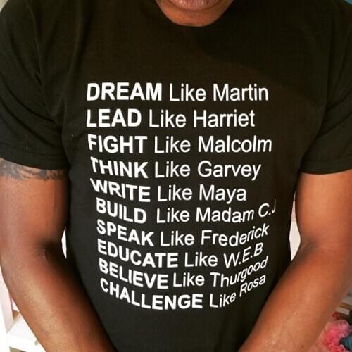 Black Lives Matter Shirt Black History Rosa Parks T Shirt Women Harriet Tubman T-Shirt Dream Like Martin Shirts