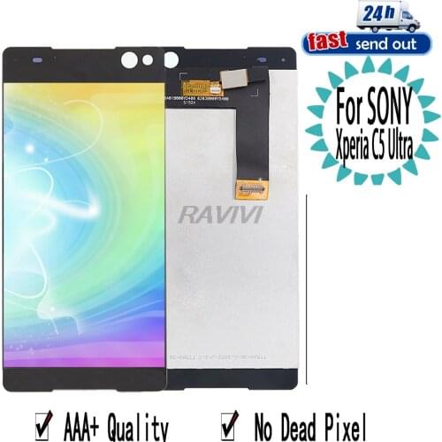 6.0" LCD For Sony Xperia C5 Ultra LCD Display E5506 E5533 Touch Screen Digitizer Assembly Replacement For Sony Xperia C5 Ultra