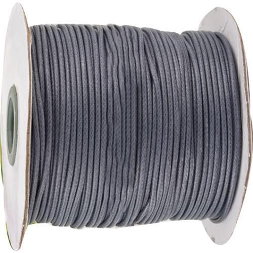 200yds/roll+Dk Grey Korea Polyester Wax Cord Waxed Cord Thread+0.5mm DIY Jewelry Bracelet Necklace Wire String Accessories