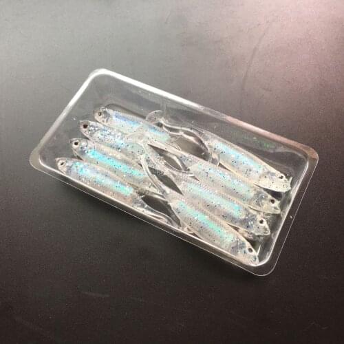 100pcs Soft Bait Lining Inner Box Packing Bags Soft Bait Worm Packing Bags Fishing Tackle