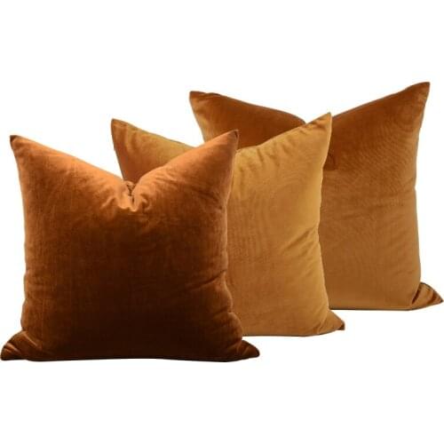 30x50/45x45/50x50cm multi colors solid color velvet cushion cover pillowcase waist pillow covers for backrest home decor