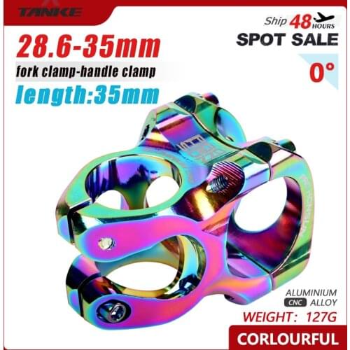 559 TANKE HONSUN MTB 35mm Stem CNC 31.8mm Handlebar Bicycle ultralight 0 Degree Rise FR AM Enduro 28.6mm Steer road Bike parts