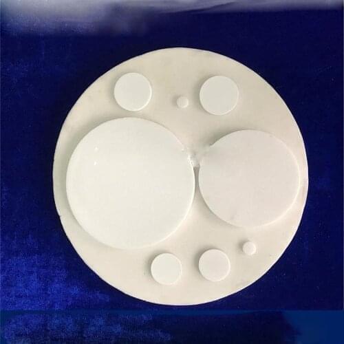 80mm sand core filter plate sintered glass disk for Sand core funnel G1/G2/G3/G4/G5