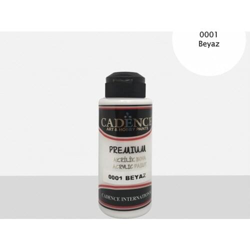 Cadence Acrylic Paint 0001-Beyaz 120ml