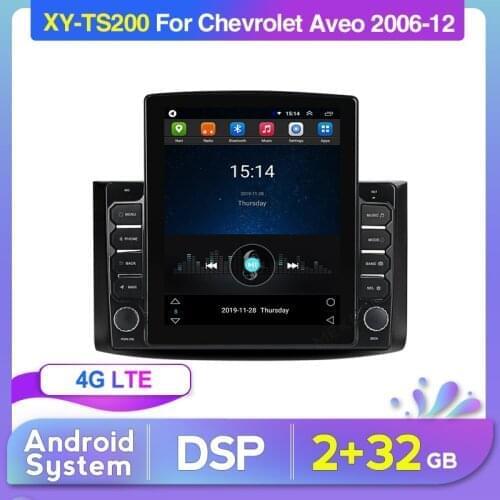 2GB+32GB Android System For Chevrolet AVEO T250 2006 - 2012 Car Radio Multimedia Video Player Navigation GPS NO 2 din DVD WIFI
