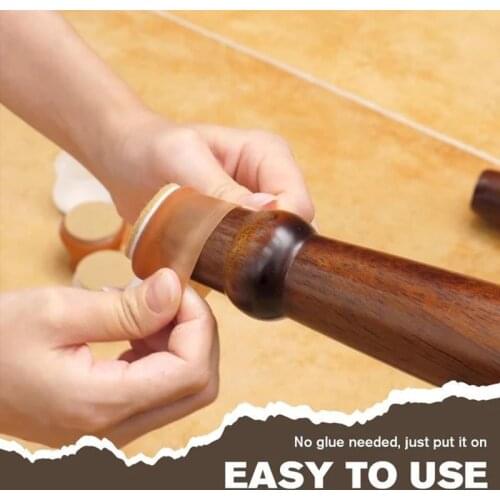 HOT 4/8/16pcs Felt Table and Chair Protective Cover Anti Sliding Flet Cover for Table Desk Chair Feet NDS