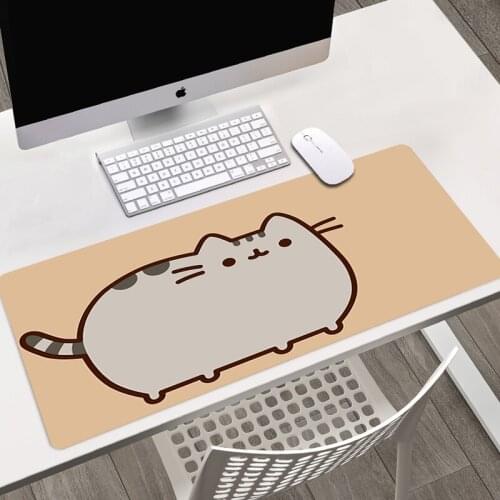 Funny Cute Cat Mouse Mat Pad Anime Gamers Accessories Gaming Large Mause Gamer Keyboard Hot Pc Complete Xxl Cabinet Computer for