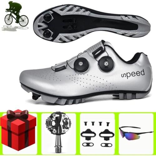 Bicycle Cycling Shoes SPD Pedals Cleats Zapatilla Ciclimo Hombre MTB Mountain Bike Men Sneakers Women Durable Outdoor Bike
