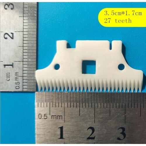 Free shipping 10pcs 27 teeth zirconia ceramic clipper blade