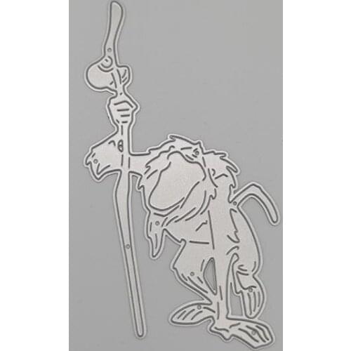 Monkey Metal Cutting Dies Stencils Scrapbooking Decorative Embossing Folder Carbon Steel Paper Card DIY