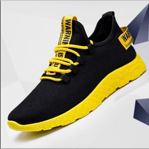 Mens sports shoes 2020 new breathable lace-up mens mesh shoes fashion casual non-slip mens vulcanized shoes