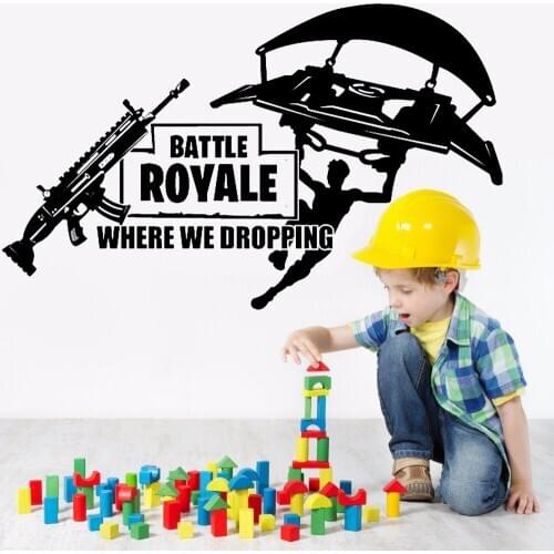 Game Quote Wall Stickers Home Decor Children Bedroom Modern Vinyl Nursery Interior Wall Decals Boys Domitory Decoration Y793