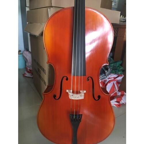 Excellent 7/8 size cello Solid nice flamed maple back old spruce Top