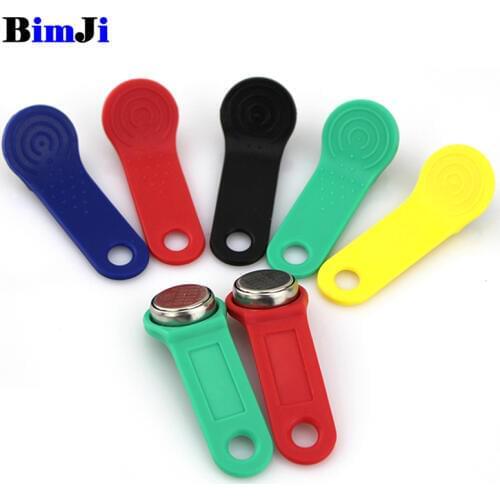 50pcs/Lot RW1990 F5 Rewritable RFID Tag Sauna Key Can Copy Can Change Code RW1990 Touch Memory Key Compatible DS1990