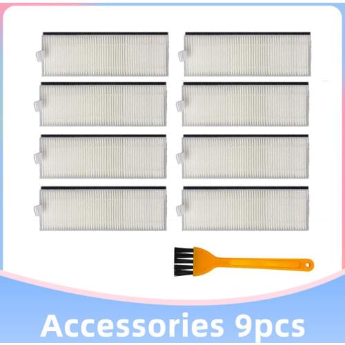 Robot Vacuum Cleaner Replacement Spare Parts For Chuwi ILIFE A7 A9S Washable Reusable Hepa Filter strainer Set 2021
